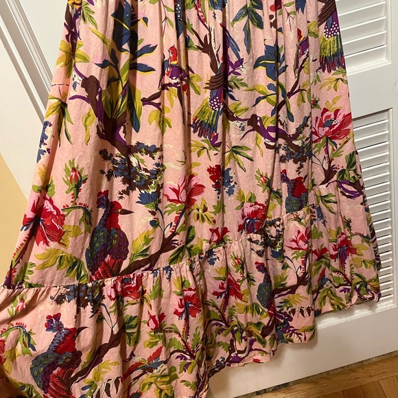 Guadalupe Momposina Raven Peach Dress off-the-shoulder - Picture 14 of 16